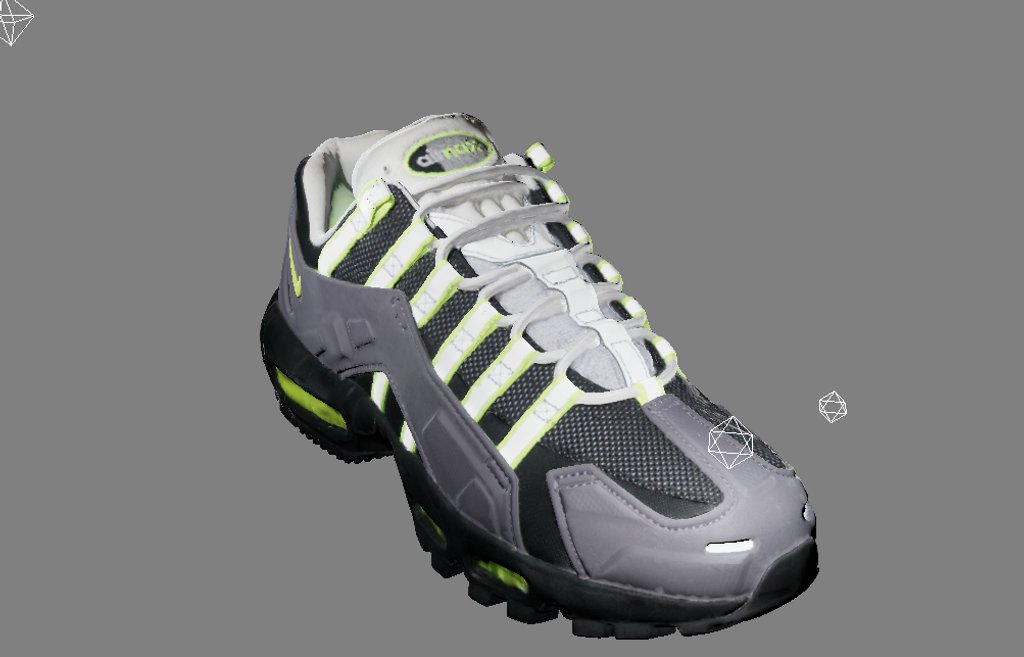 a sneaker render